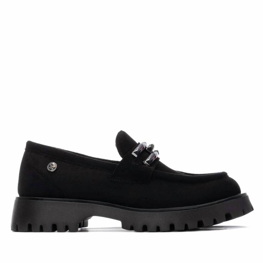 NEW XTI women's comfortable moccasin in black